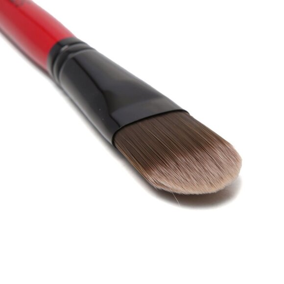 Smashbox Makeup Foundation Brush #13 Red Handle Full Size NEW - Picture 2 of 6